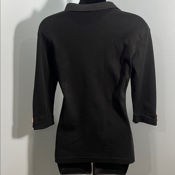 Burberry Black Women's Polo Shirt - Picture 6 of 9